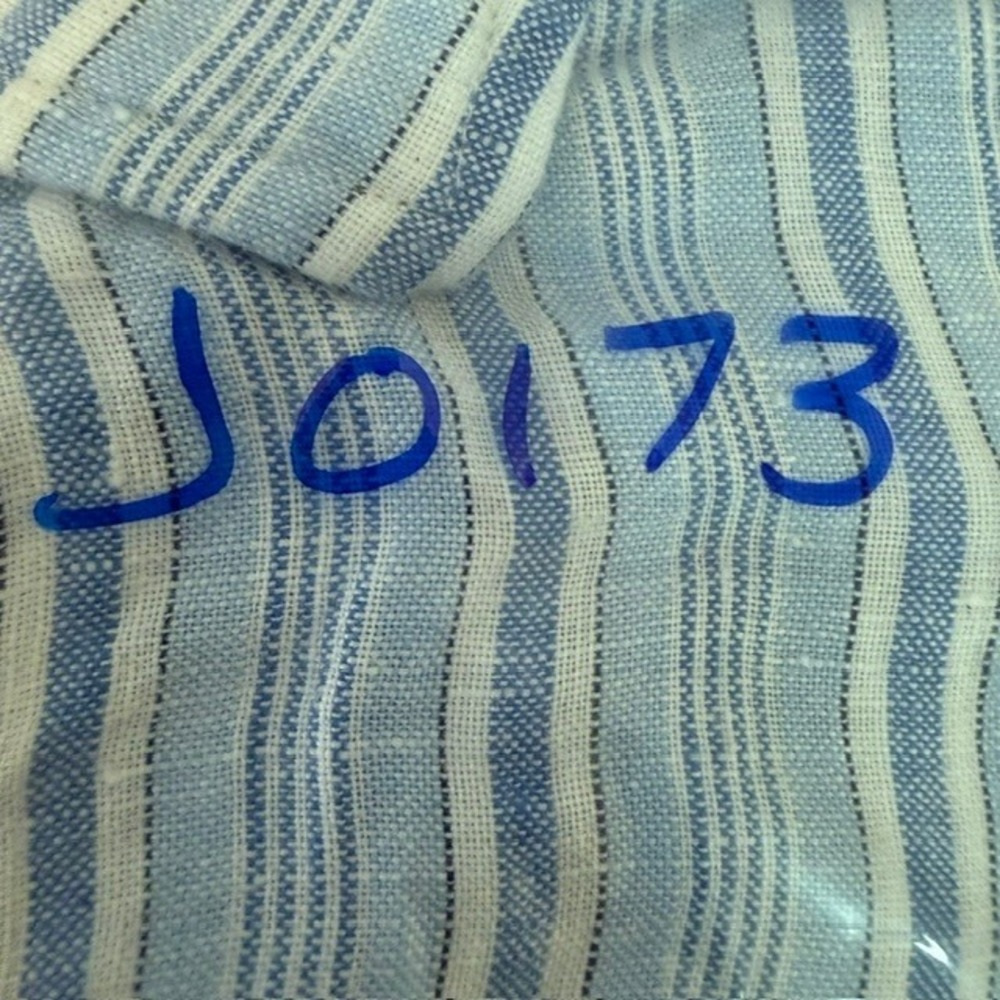 Polo Ralph Lauren Linen Button Down Shirt Striped Long Sleeve Blue Size Large - Picture 12 of 12